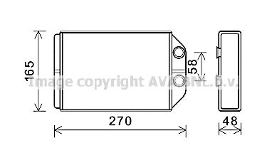 AVA QUALITY COOLING Lämmityslaitteen kenno AI6393